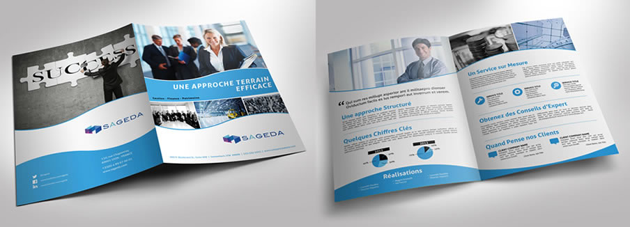 Plaquettes commerciales : Pourquoi c’est pratique comme support de présentation ?