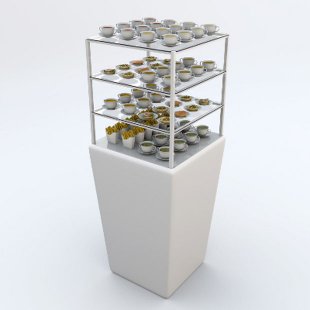 Etagere Traiteur Pour Mange debout Kub