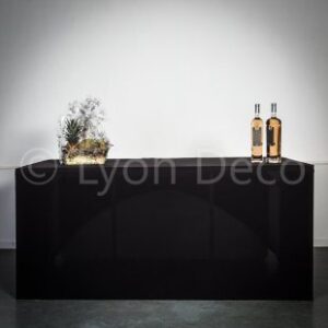 Location Buffet Design Noir