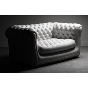 Location Canape Gonflable Chesterfield Blanc