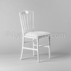 Location Chaise Napoleon 3 Blanche