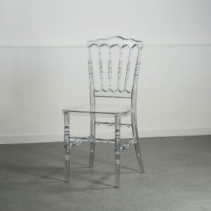 Location chaise Napoleon 3 transparente