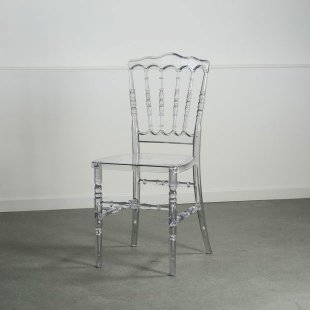Location chaise Napoleon 3 transparente