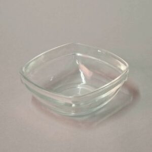 Location Coupelle Carrée en Verre 11cm