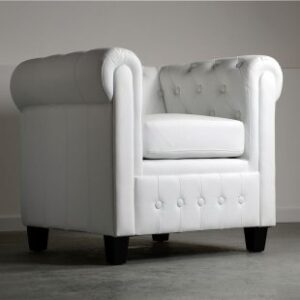 Location Fauteuil Chesterfield blanc