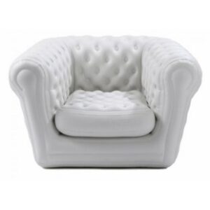 Location Fauteuil Chesterfield Gonflable Blanc