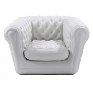 Location Fauteuil Chesterfield Gonflable Blanc