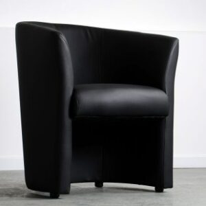 Location Fauteuil club noir