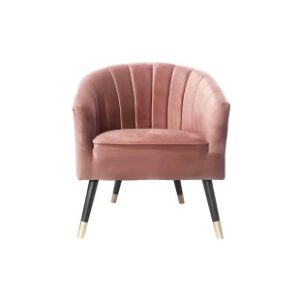 Location Fauteuil Velours Rose