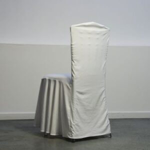 Location Housse de Chaise Classique Blanche