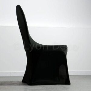 Location Housse de Chaise Lycra Noire