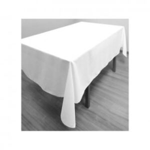 Location Nappe Rectangulaire Blanche 160 x 300 cm
