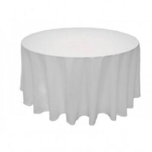 Location Nappe Ronde Blanche 290 cm
