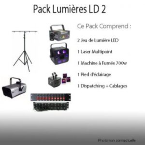 Location Pack lumière LD2