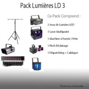 Location Pack lumière LD3