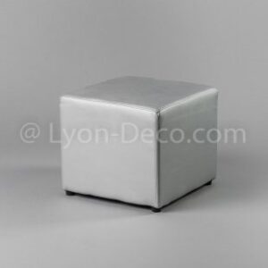 Location Pouf Argent