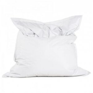Location pouf géant blanc