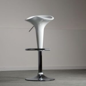 Location tabouret inox blanc