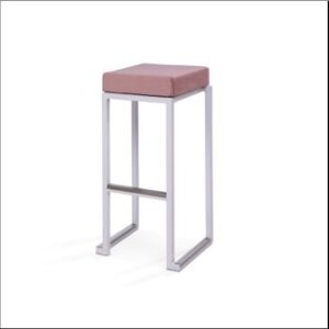 Location Tabouret Kubo Blanc Assise Rose