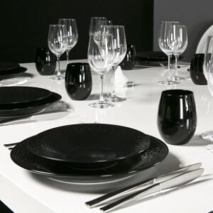 Location Verre à Eau Noir 44cl