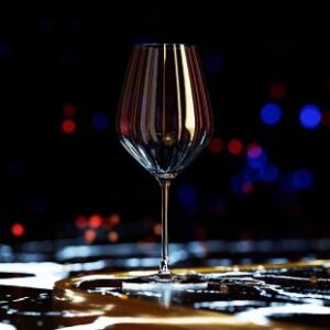 Location Verre à Pied Cristal Strié 36cl