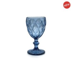 Location Verre à Pied Diamant Bleu 21cl
