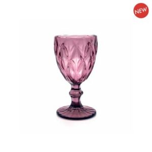 Location Verre à Pied Diamant Rose 21 cl